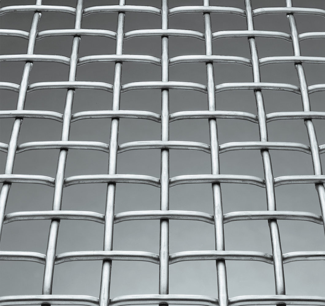 STEINHAUS mesh screen panels with square mesh REKORD